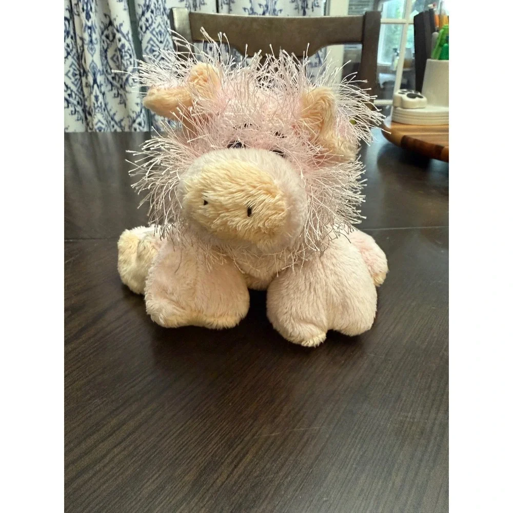 Ganz Webkinz Pig HM002 Pink Fuzzy Plush Stuffed Animal Toy with‎ Tush Tag